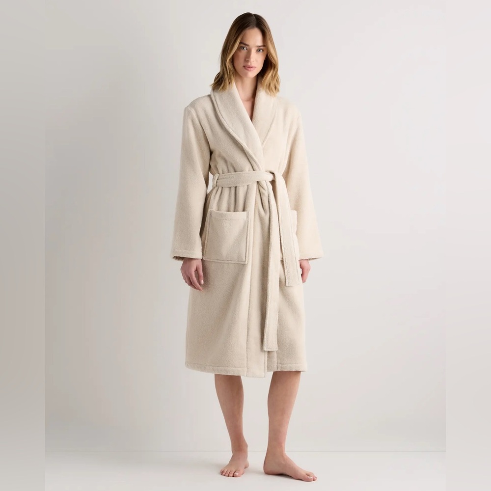 Parachute Turkish Cotton Robe in Bone